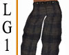 LG1 Striped Suit Pants