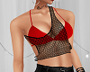 Red Black Sexy Top