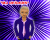 MJ*Shirt W Pink tie