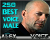 (AV)250+ Best Voice Male