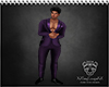 Purple Shirtless Suit