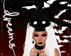 Skully Black Headress