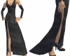 Black Velvet Long Gown