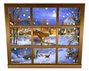 Winter Window Scene