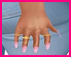 CC Decorated Pink Nail
