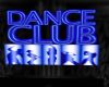 b- dance club sign