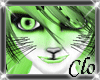 [Clo]Green Fox hair M 2
