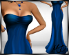 Blue Fluted Gown
