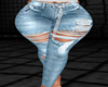 Jeans with lace