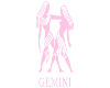Gemini Headsign Pink
