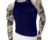 M*N!KE Blue2+ Tattoo Top