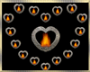 Heart Wall Candles