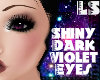 Shiny Dark Violet Eyes