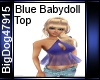 [BD] Blue babydoll Top