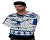 mens blue xmas sweater