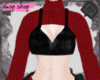 Red knit top (F)