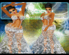 ~Diva~ Silver Lace Gown