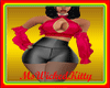 Red Top Black Leather