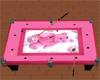 A Pink Bear Pool Table