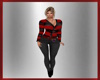 Red/Black Stripe outfit