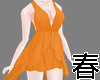 448 Orange Dress 橙裙