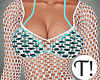 T! Bikini Dress Aqua
