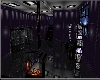 Purple and black room