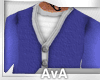 AvA' U.S.A Cardigan-Blu