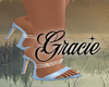Lia Blue Heels