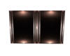 Brown wall-divider