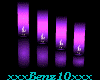 ^Purple Deco Candles