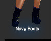Navy Short Boots