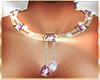 Necklace-Diamond pink