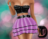 D Lilac Pvc Rock Dress
