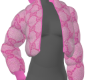 pink puffer crop