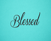 Blessed Teal Tee
