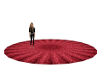 Christmas Red Rug Round