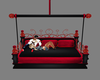 red & blk swing bed