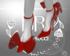 (BR) Red Pump Bow