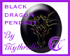 Black Dragon Pendant (M)