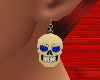 *TJ* Skull Earrings G Bl