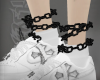 black ankle chains