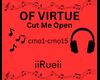 Of Virture Cut me open