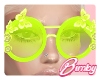 Lime Glamour Sunglasses