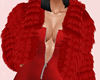 Rose Red Fur Jacket