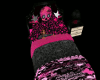 Pink Skull Bed
