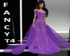 Purple Sparkles Gown