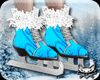 ! Bella blue ice skates