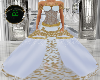 *EE* Gold Trim Blue Gown