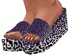 Purple Animal Flip Flops